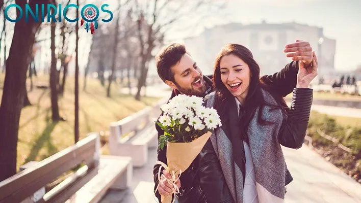 dreaming that someone gives you flowers